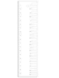 Download Laser Cut Ruler To Measure Dimensions And Gauge Thickness In Millimeter Svg File Free Download 3axis Co