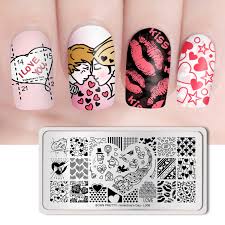 Born Pretty Rectangle Nail Stamping Plate Valentine S Day Image Stamp Template Plate Valentine S Day L006 Nail Art Templates Aliexpress Born pretty > bp stamping nails > bp stamping plates >born pretty stamping plates valentine's.