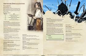 Artificer Bladesmith 2 0 Fuse Weapons Together And Master The Anvil And The Blade With This Artificer Subclass For Dnd 5e Dndhomebrew