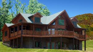 The Jackson Hole 1 1 2 Story 2453 Sq Ft Of Awesome Log Home Open Kitchen Big Glass Front 3 Beds 3 1 2 Baths Log Home Designs Log Homes Home Design Plan