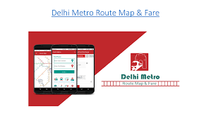 Delhi Metro Route Map Fare Application Authorstream