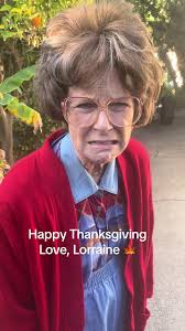 Happy Thanksgiving from Lorraine and Mo. 🍁😘 #madtv #lorraine