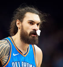 Basketball: Oklahoma City Thunder's Steven Adams leaves commentators in  disbelief playing through bleeding nose