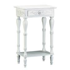 Side Tables With Storage Modern Accent Vintage Side Table Bedroom Walmart Com Walmart Com A square, chrome drawer pull echoes the boxy style of the accent table for a retro feel.