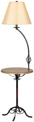 Wrought Iron Wood Tray Table Floor Lamp P4803 Lamps Plus Floor Lamp Table Floor Lamp Lamp