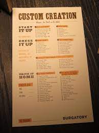 Burgatory Menu Template Restaurant Menu Design Food Menu Template