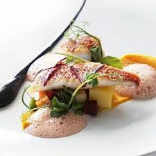 Red Snapper Finedining Fisch Anrichten Auf Dem Teller Food Design Essen
