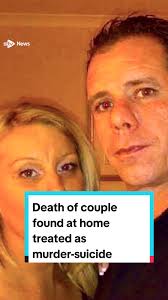 A couple found dead in their home died in an apparent murder-suicide.  Police said the death of Alison McLaughlin, 53, is being treated as murder  while the death of her 57-year-old husband Neil was not ...
