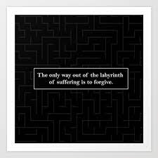 Labyrinth looking for alaska quotations to inspire your inner self: Labyrinth Quote Looking For Alaska Art Print By Terriesmee Society6