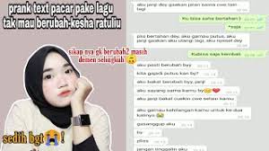 Prank putusin pacar lewat chat pake lagu. Prank Text Pacar Pake Lagu Tak Mau Berubah Kesha Ratuliu Endingnya Sedih Bangat Youtube