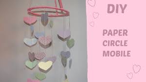These baby mobile hanger can be used to develop fine motor skills in infants when hung over cot cribs. Diy Paper Mobile For Baby Decor Line Youtube