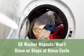 Imagine that you've just gotten some beautiful new ge appliances. Ge Washer Repeats Won T Rinse Or Stops At Rinse Cycle Ready To Diy