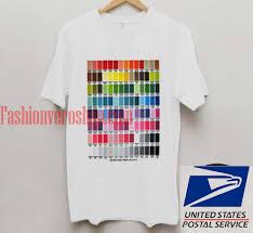 Gt 541 Color Chart Unisex Adult T Shirt