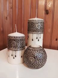 Handgemachte Kerzen Henna Henna Candles Candle Decor Candles