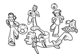 Coloriage Foot 2 Rue Extreme Diseno De Personajes Futbol Callejero Dibujos