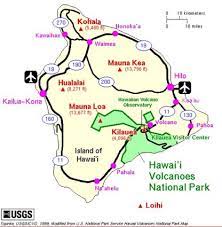 Volcano National Park Map Camping Info: Trails & Maps - Hawaii Volcanoes National Park