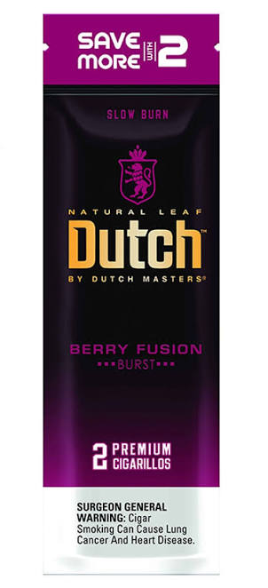 dutch masters cigarillos berry fusion 