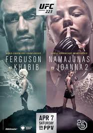 Adesanya is an upcoming mixed martial arts event produced by the ultimate fighting championship that will take place on march 6, 2021 at the ufc apex facility in las vegas. First Look Ufc 223 Ferguson Vs Khabib Official Fight Poster Mmaweekly Com