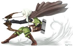 High Elf Archer By Ã‚´ãƒªè”µ Goblinslayer She's easily exasperated by goblin slayer's antics, not to mention that her brash and outspoken nature clashes with his frank attitude. high elf archer by ã‚´ãƒªè”µ goblinslayer