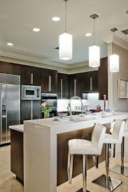 These fresh kitchen design ideas for countertops, cabinetry, backsplashes, and more are here to stay. Love How The Bar Top Extends Down The Side Great Look In Modern Kitchens Island Bench Idea H Contemporary Kitchen Design Modern Kitchen Contemporary Kitchen