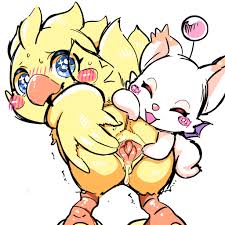 Post 3753522: chocobo Final_Fantasy_(series) Final_Fantasy_II  Final_Fantasy_III Moogle uYu