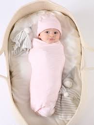 Soft for baby white swaddle blanket with no dyes and additives is perfect for your baby. Pink Stripe Swaddle Blanket Set Under The Nile