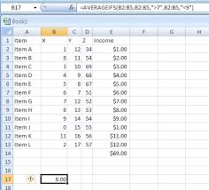 Averageifs Average Range Criteria Range1 Criteria1 Criteria Range2 Criteria2 Returns The Average Arithmetic Mean Of All Cells That Meet Multiple Criteria Averageifs Statistical Functions Microsoft Office Excel 2007 Tutorial