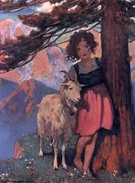 To express actions which have finished so recently that there's evidence in the present. Heidi By Johanna Spyri