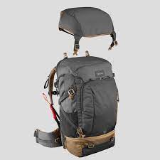 J'ai eu un osprey atmos 65, top confort, mais assez lourd. Backpacking Rucksack Travel 500 Herren 50 Liter Grau Forclaz Decathlon