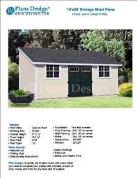 Check spelling or type a new query. 10 X 20 Deluxe Shed Plans Lean To Roof Style Design D1020l Material List And Step By Step Included Buy Online In Antigua And Barbuda At Antigua Desertcart Com Productid 32844026