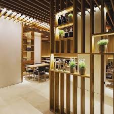 A Complete Arrangement Of Lines In A Public Place Patterns Of Horizontal And Vertical Li Decorative Room Dividers Living Room Divider Room Partition Designs