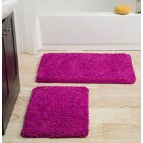 3pc bathroom set rug contour mat toilet lid cover. Wayfair Pink Bath Rugs Mats Bathrooms You Ll Love In 2021