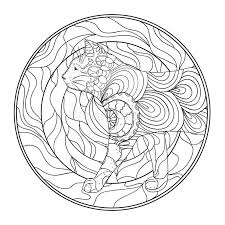 Baby panda s zijn nóg liever. Mandala Met Kat Vector Illustratie Illustration Of Doekje 98452902