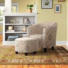 Brown contemporary faux leather ottoman with metal base. Extra Large Chair And Ottoman Wayfair