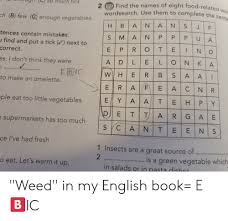 Fun food facts about funny food names at womansday.com every item on this page was chosen by a woman's day editor. 2 C Find The Names Of Eight Food Related Wordsearch Use Them To Complete The Sente Ch B Few F Enough Vegetables Tences Contain Mistakes Find And Put A Tick Next To Correct