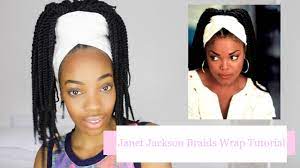 Easy Janet Jackson Poetic Justice Braids Head Wrap Tutorial Shaniel Mckenzie Youtube Poetic Justice Braids Janet Jackson Poetic Justice Hairstyle Books