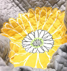 Miss daisy flowers promo code. Miss Daisy Yellow Dove Gray Floral Quilt Set Sunshine Yellow And Whi Newport Home Interiors