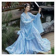 Amazon.com: Hanfu Fairy Chinese Dresses Traditional Women Dance Costumes  Female Princess Clothing Large Plus Size Red (Color : Blue, Size : Small) :  Clothing, Shoes & Jewelry