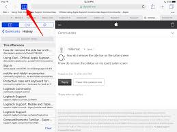 To show the favorites bar only in a new tab, select only on new tabs. How Do I Remove The Side Bar On The Safar Apple Community