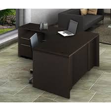 2 Piece Espresso Office Reception Desk Collaboration Center 3656 Design Your Dream House Desk Office Reception