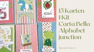 Map this location (map will open in a new tab) 15 Karten 1 Kit Carta Bella Alphabet Junction Craftupdate Mini Album Zur Einschulung Youtube