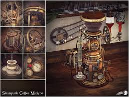 Steampunk Coffee Machine Daniele La Mura Steampunk Coffee Steampunk Machines Coffee Machine