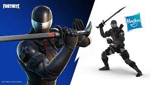 Insieme ad essa viene fornito anche il dorso decorativo katana di snake eyes e lo strumento di raccolta katana di snake eyes. Fortnites Neuester Snake Eyes Skin Erhalt Eine Real Life Earlygame