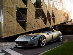 Ferrari S Latest Sports Car Has No Windshield Or Roof Sports Car Car In The World Monza