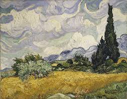 Lukisan bunga matahari karya vincent van gogh ini memiliki beberapa versi, ada yang dilukis dengan keadaan bunga ditanah dan bunga sudah dalam vas bunga. Cypress Siprus Dalam Lukisan Vincent Van Gogh
