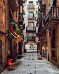 At one end is placa de catalunya and the other port vell. Barcelona Spain Barcelona Street Spain Travel Beautiful Places To Visit