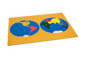 The child can feel the . Amazon Com Kid Advance Montessori Puzzle Map Of World Parts Toys Games