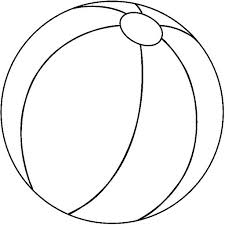 The coloring page is printable and can be used in the classroom or at home. Beach Ball Objects Printable Coloring Pages