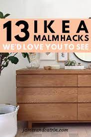 13 Ikea Malm Dresser Hacks We Wanted To Show You In 2021 Ikea Malm Ikea Malm Dresser Malm Dresser