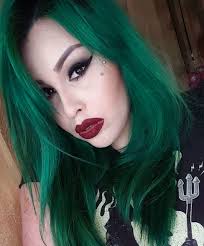 Phantom Green By Arctic Fox Fox Hair Dye Dark Green Hair Green Hair Colors
